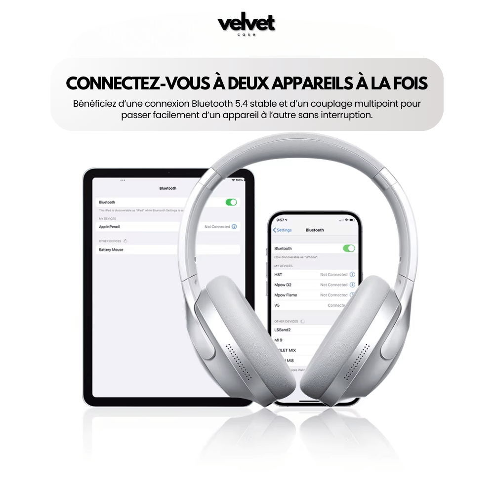 Casque Bluetooth 5.3 – Reduction de bruit active fiche description 6