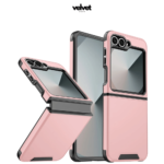 Coque de protection magnétique antichoc pour Samsung Galaxy Z Flip 6 5G Coque de protection magnetique antichoc pour Samsung Galaxy Z Flip 6 5G rose