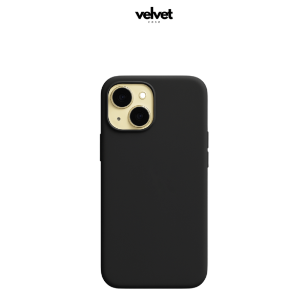 Coque en silicone noir pour série iPhone 15-16 (Plus/Pro/Pro Max) – Image 4