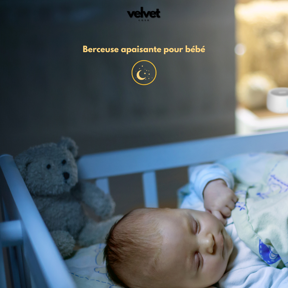 Machine a Bruit Blanc – Aide au Sommeil Relaxation Sonore velvet case 6