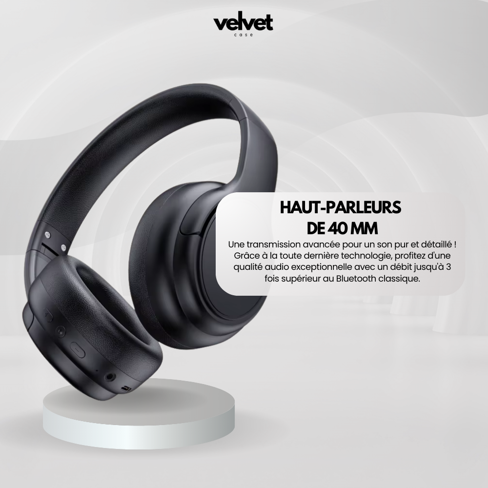 fiche description velvet case casque bluetooh sans fil 2