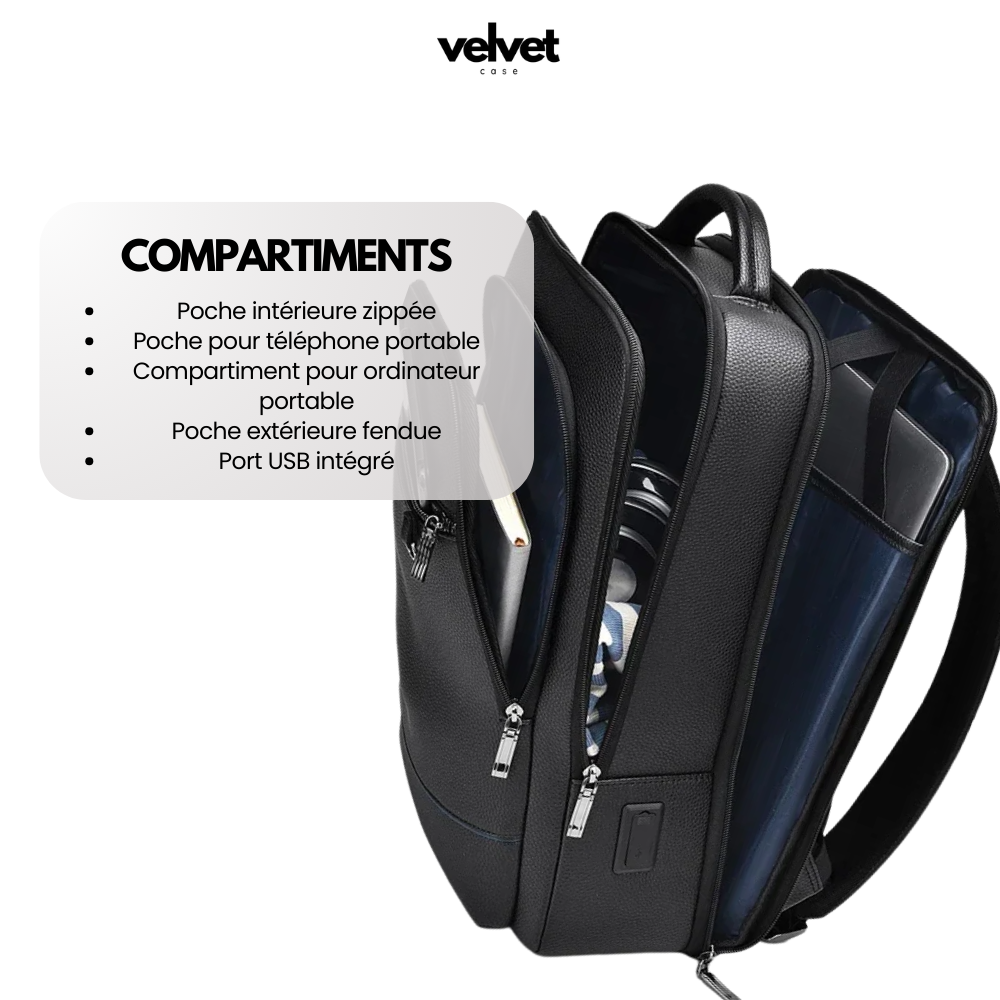 fiche description velvet case sac ordinateur de voyage compartiment