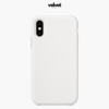 Coque Silicone pour iPhone X/XS iphone x et xs coque silicone velvet case blanc